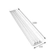 Світильник відкритий під три led-лампи T8 СПВ 03-1200 MSK Electric - зображення 3