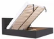 Кровать Двуспальная Chester Comfort 160 х 200 см Мисти Dark Grey С подъемным механизмом и нишей для белья Темно-серый - изображение 7