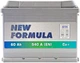 Автомобильный аккумулятор New Formula 60 Ач Ев (-/+) 580 EN 24.2 x 17.5 x 19 см (5602204249) - изображение 2