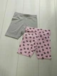 Велосипедки для девочки серые и розовые 2шт Primark 128см (400092520) - изображение 1