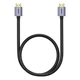 Кабель Baseus High Definition Series Graphene HDMI to HDMI 4K Adapter Cable 2m WKGQ020201 Black - зображення 1