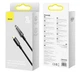 Кабель Baseus Explorer Series Auto Power-Off Fast Charging Data Cable Type-C to IP 20W 1m CATS000001 Black - зображення 5