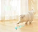 Игрушка для кошки USB smart мяч-шарик PetGravity с хаотическим движением и световой панелью. Голубой - изображение 4