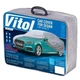 Тент автом Vitol CC13401 M серый с подкладкой PEVA PP Cotton 432х165х119 - изображение 1
