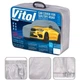 Тент автом Vitol JC13401 XL на джип мінівен сірий з підкладкою PEVA PP Cotton 482х196х145 - зображення 2