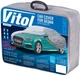 Тент автом Vitol CC13401 XL серый с подкладкой PEVA PP Cotton 533х178х119 - изображение 1