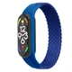 Ремінець для Xiaomi Mi Band 7/6/5/4, Braided Solo Loop, синій, розмір M, нейлоновий плетений браслет, еластичний змінний ремінець для фітнес-трекера з надійним кріпленням, ArmorStandart (ARM58764) - зображення 1