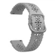 Ремешок для Zepp E - серый / ширина крепления 20мм / силикон / Watchbands Flower (W31-1WB56022916) - изображение 2