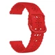 Ремешок для Zepp E - красный / ширина крепления 20мм / силикон / Watchbands Flower (W31-3WB30260892) - изображение 2