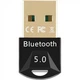 Bluetooth адаптер 5.0 Dual Mode Блютуз для ПК і ноутбука U&P Easy Idea BTA-501 Black (BTA501b) - зображення 1