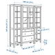 Комбінація стелажів з дверцятами/шухлядами ІКЕА HEMNES 188х197 см (s99234255) - изображение 4