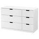 Комод ІКЕА NORDLI 120х76 см (s09239498) - зображення 1