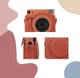 Набор фотоальбом + противоударный чехол для Fujifilm Instax Square SQ1/SQ6/SQ40, оранжевый - изображение 3