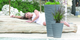 Кашпо для квітів пластикове 22/8 л Prosperplast Sand Slim White 52 см х 29,6 х 52 см DPSA300-405U сірий - зображення 2