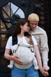 Ерго-рюкзак Di Sling Adapted Вишиванка Білий Орнамент Розмір 2 від 6.5 кг Білий - зображення 2