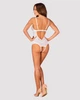 Боди с интимным разрезом Obsessive Heavenlly Белое XS/S (SO8166) - изображение 4