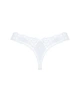 Кружевные трусики стринги Obsessive Heavenlly Белые M/L (SO8186) - изображение 6