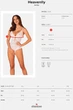 Боди с интимным разрезом Obsessive Heavenlly Белое XS/S (SO8166) - изображение 7