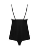 Красивый комплект майка и трусики Obsessive Bella Rou top Черный M/L - изображение 6