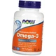 Рыбий жир и омега NOW Foods Omega-3 100 капсул - изображение 1