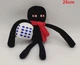 Детская игрушка из игры Minecraft Рождественский Эндермен в красном шарфике Christmas Enderman 26 см Mojang майнкрафт (537258294-1) - изображение 3
