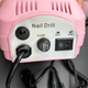Фрезер для маникюра Nail Drill ZS-601 PRO 45000 об/мин 65 Вт Розовый - изображение 2