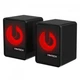 Компьютерная акустика колонка для пк Fantech GS203 Beat 6W, AUX, USB, LED RGB подсветка Black - изображение 3