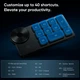 Клавиатура для графического планшета XP-Pen ACK05 Чёрный (1012-630-00) - зображення 8