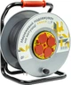 Удлинитель на катушке PowerPlant 40 м, 3x2.5мм2, 16A, 4 розетки, 100% медь (JY-20022/40) (EX610532) - изображение 1