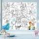 Раскраска Холодное сердце / Frozen Мега большая раскраска 120 х 150 см - изображение 2