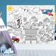 Раскраска Транспорт Мега большая раскраска 120 х 150 см - изображение 2