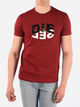 T-shirt męski Diesel T-DIEGOS-N22 A008280HAYU44J XL (6US) Bordowy (8059010150566) - obraz 1