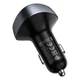 Автомобильный FM-трансмиттер модулятор Hoco E51 (PD 18W, Type-C, 2USB, Bluetooth 5.0, быстрая зарядка) - Черный - изображение 4