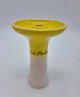 Чаша для кальяну 2x2 New Medium Black and Yellow Matt - изображение 5