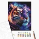 Картина за номерами Космічний тигр 40x50 см Brushme BS53692 - зображення 2