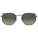 Солнцезащитные очки Ray-Ban Hexagonal Flat Lenses RB3548N 004/71 51 мм. GRADIENT GREY - изображение 6