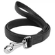 Кожаный поводок для собак WAUDOG Glamour Ш 25 мм Д 122 см Black (33761) - изображение 1
