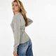 Кофта Jack Wills Tinsbury Merino Wool Cable Knitted Jumper Grey Marl, XXL (52) (11758989) - изображение 2