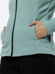 Толстовка на молнии утепленная на флисе женская Jack Wolfskin Taunus Fz W 1711391-4188 M Голубая (4064993868234) - изображение 3