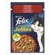 Вологий корм для котів Felix Sensations Jellies 85 г - яловичина та томати - зображення 1