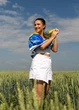 Хустка патріотична (атлас) 90х90 см (С90150-5) - изображение 3