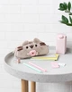 Пенал шкільний плюшевий Ліцензія Кіт Пушин Pusheen 10 х 21 х 6 см (MARE0095) - зображення 3