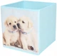 Кошик для іграшок Lacarte Dogs, 27 х 27 х 28 см (pies2) картонний - зображення 1