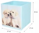 Кошик для іграшок Lacarte Dogs, 27 х 27 х 28 см (pies2) картонний - зображення 2