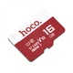 Карта Micro SDHC Hoco пам'ять 16gb 10 Class Червоний TF SDHC 16GB high speed КОД: 37781 - зображення 2
