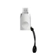 Адаптер переходник Hoco UA10 MicroUSB to USB 3.0 (F) серебристый - изображение 1
