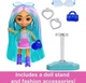Лялька Барбі Екстра міні міні з блакитним волоссям на роликах Barbie Extra Mini Minis Doll HLN45 - зображення 3