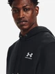 Худи на флисе мужское Under Armour UA Icon Fleece Hoodie 1373880-001 M Черное (196039158949) - изображение 4