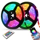 Комплект светодиодная RGB Led лента 5 м 5050 с блоком и пультом управления - изображение 1