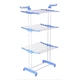 Многоярусная сушилка для белья, вещей, одежды Garment rack with wheels складная, удобная в использовании - изображение 7